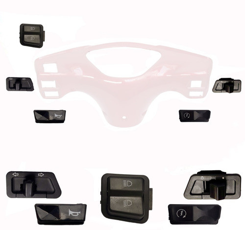 Kit Juego Comando Pulsadores Mondial Ld 110 Max 2 / 125 R 0