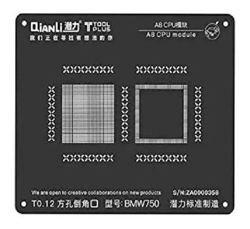 Stencil Qianli A8 Cpu Bmw750 iPhone 6 6 Plus Ic Reballing 0