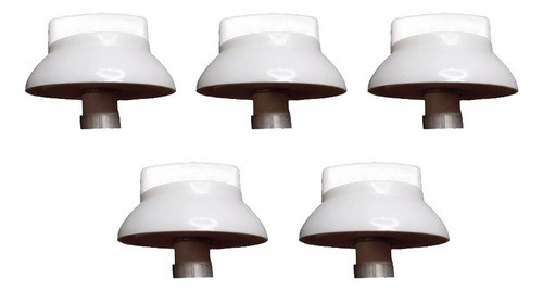 Juego De 5 Perillas  P/cocina Longvie 2000 Hlla C/largo Buje 0