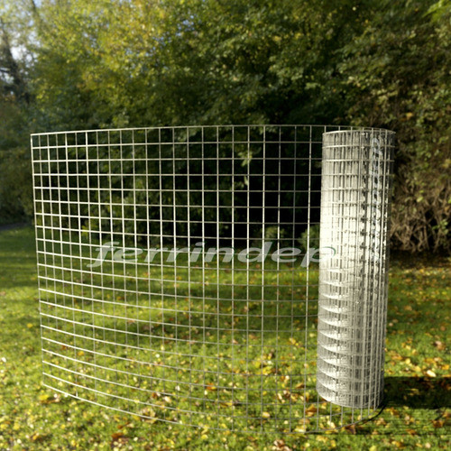 Malla Electrosoldada 50x50mm 2mm 14mts Alambre Galv 1