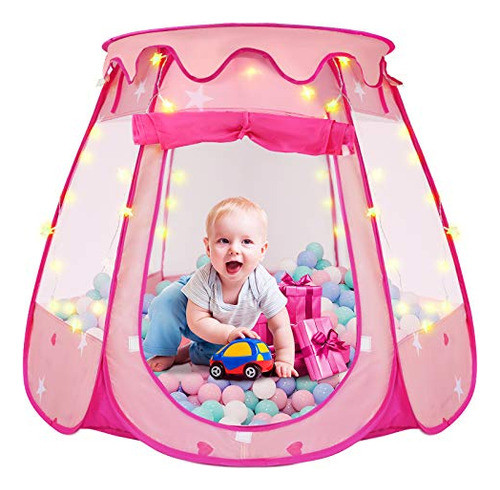 Tienda Pop Up Princess, Zuosen Ball Pit Kids Play Carpa Con 0