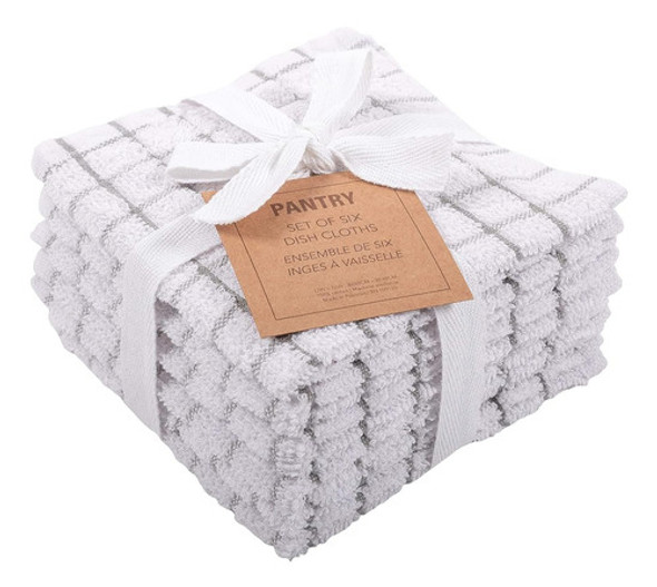Paños De Cocina Kaf Home Pantry 100% Algodón Con Rejilla A C 0