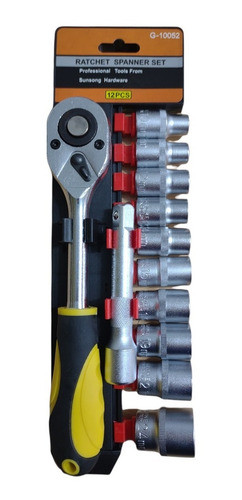 Juego Llaves Tubo 12 Piezas Cromo Vanadium Crique 1/2 0