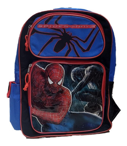 Mochila Retro Espalda 16p Spiderman Wabro Casa Valente 0