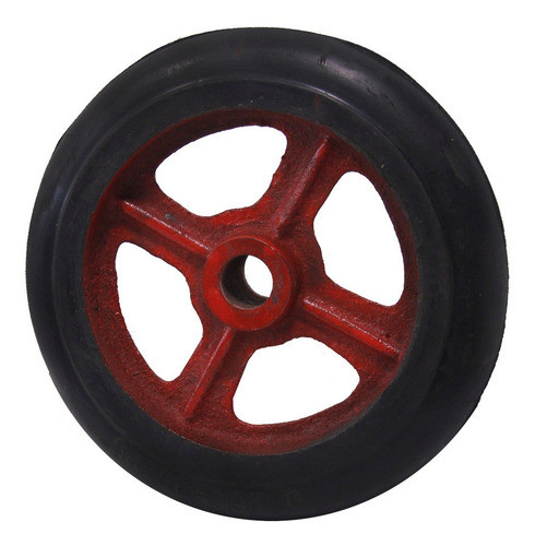 Rueda Acero 150 Mm Fema Centro Goma 16mm Repuesto 0