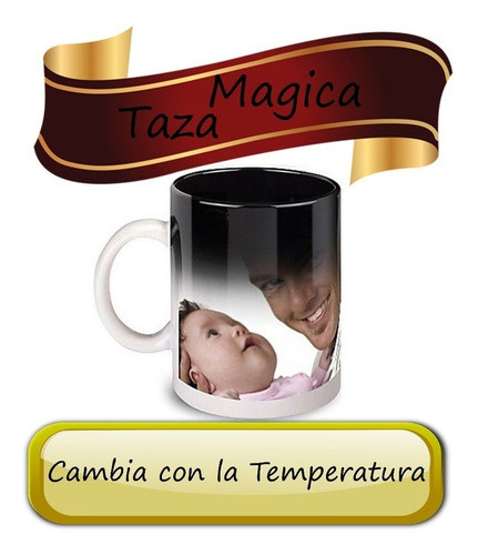 Taza Magica Cambia De Color O Figura Con La Temperatura 1