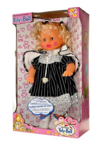 Muñeca Marilu Vestida De Azul Yoly-bell - 922 0