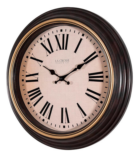 Reloj La Crosse 404-3045bk Reloj De Pared Analógico De Cuarz 0