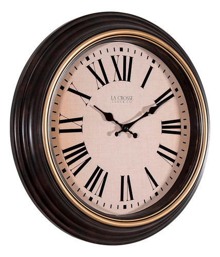 Reloj La Crosse 404-3045bk Reloj De Pared Analógico De Cuarz 1