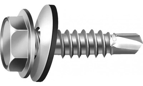 Mecha Tornillo Hexagonal Punta Mecha 6,3 X 25 X100 0