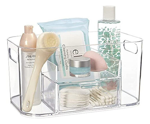 Stori Bliss Skincare Organizer Plastic With Drawer | Transpa 0
