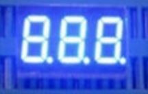 Display Led 3 Digitos 7 Segmentos Anodo Comun Azul 0.56 1