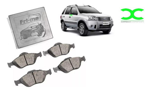 Pastilla De Freno Delantera Ford Ecosport 2003 / 2012 1