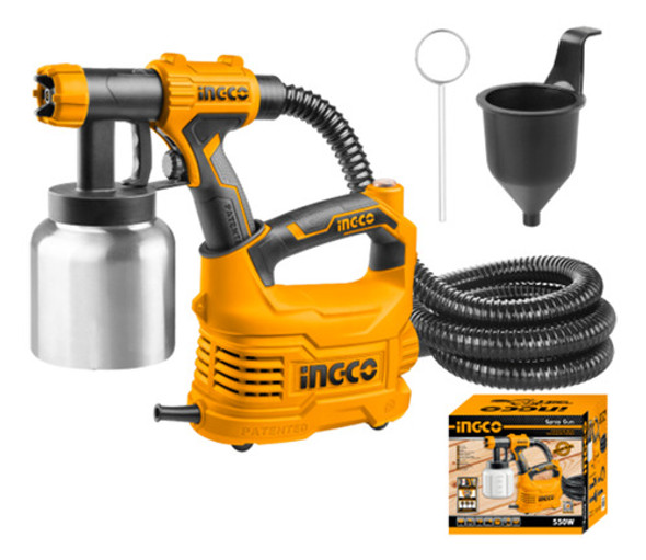 Equipo De Pintar Tacho Aluminio Ingco Spg5008-2 550w 0