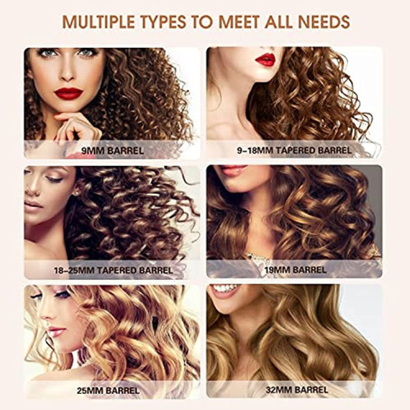 Rizador 6 En 1, Juego De Varita Rizadora Janelove, Rizador D 1