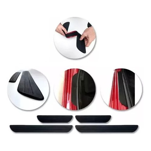 Cubre Zócalos De Puerta Con 3m Para Honda Civic 2013 0