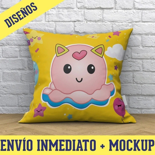 Plantillas Cojines Pulpitos Reversibles Sublimación 1