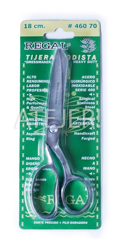 Tijera Modista Marca Regal Art 460 07 Acero Forjado De 18 Cm 0