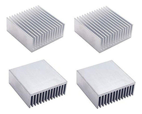 Bnafes 4 Piezas De Aluminio Disipador De Calor Chipset Radia 0