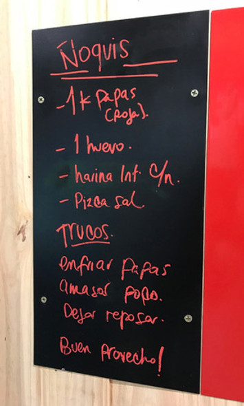 Pizarra Magnetica Chapa  20 X 40 Cm Varios Colores Imantados 1