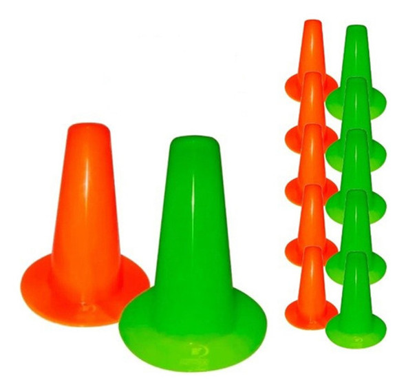 Cono Pvc Rigido 16 Cm. (x 10 Unidades) Sgc Deportes 0