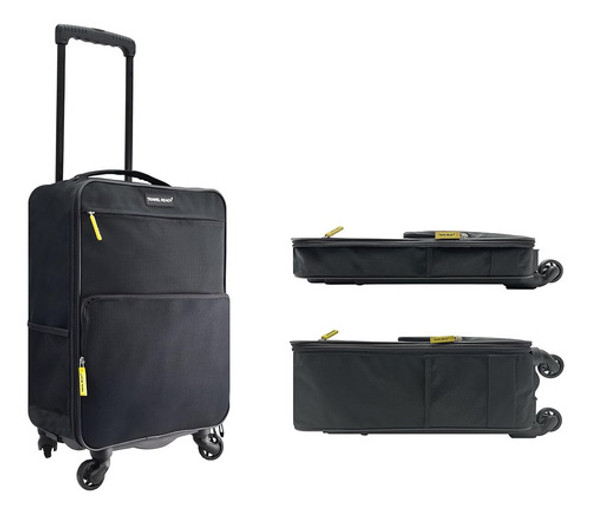 Equipaje De Cabina Plegable De 20 Pulgadas En 4 Ruedas, Súpe 0