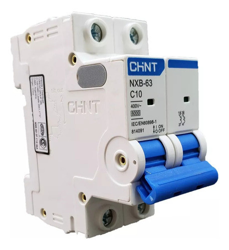 Llave Termomagnetica Térmica Chint Bipolar 2 X 25a 6ka 1