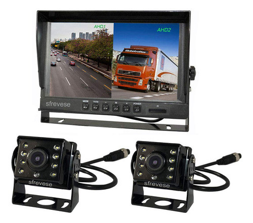 Monitor De Visin Trasera Para Coche De 9 Pulgadas, 4 Pines, 0