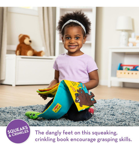 Libro De Actividad Suave Para Bebés Con Juguetes Multicolor 1
