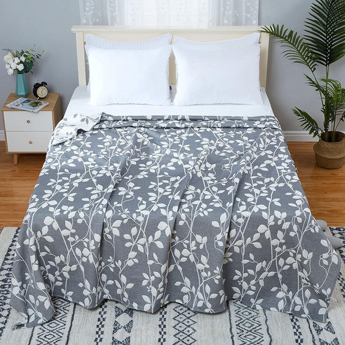 Caromio Muselina Mantas Para Adultos King Size, Hilo Transpi 1