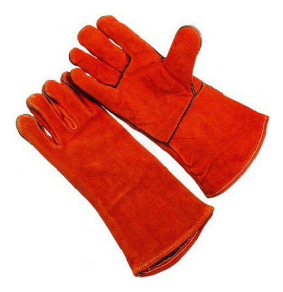 Guante Soldador Cuero Forrado 14  Prowork Largo Ecopint 0 Guante Soldador Cuero Forrado 14  Prowork Largo Ecopint 0