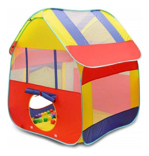 Carpita Casita Infantil Casa Plegable Juego Colores Denbu 1