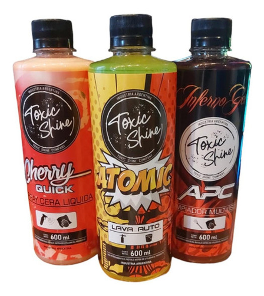 Toxic Shine Combo Lavado Rápido  Para Autos 0