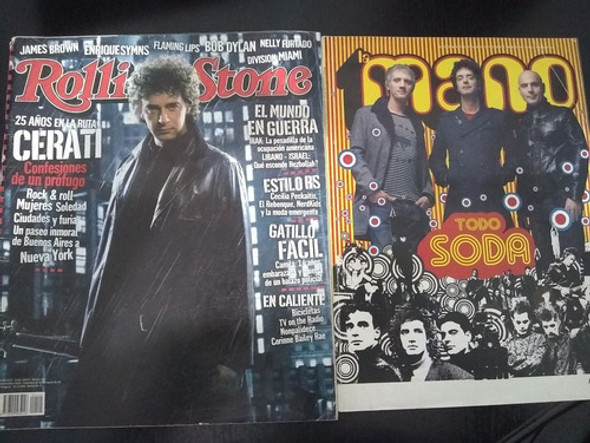 Revistas Gustavo Cerati Soda Stereo 0