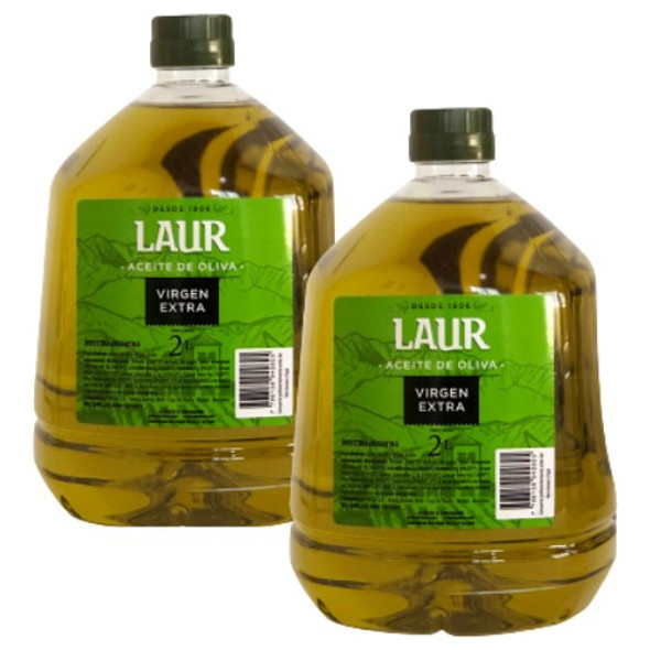 Aceite De Oliva Original Laur 2 Lts Bidón Pack X2 U Navidad 0