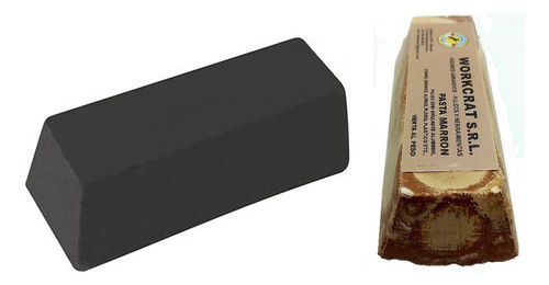 Pasta Para Pulir Marron O Tripoli Y Negra Metales 0