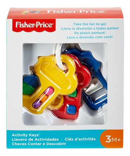 Llavero De Actividades Fisher Price +3meses 1