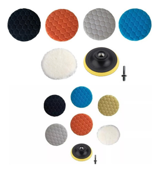 Kit Pads De Pulido 3 Y 5 Pulgadas (spta) 15 Piezas 0