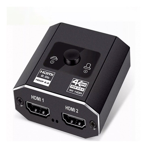 Switch Splitter Hdmi 4k 3d 1080p 60hz Bidireccional 2 Modos 0