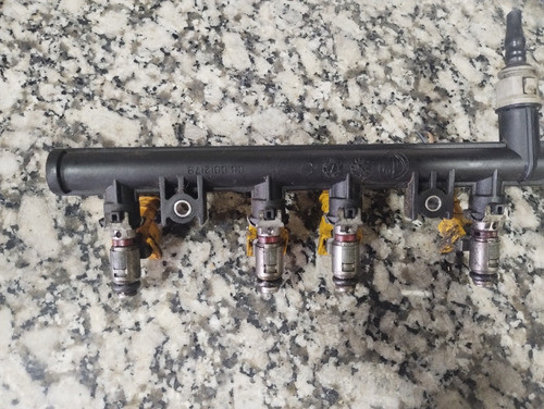 Excelent Rampa Con 4 Inyectores Fiat Fire 1.3 8v Original!! 1