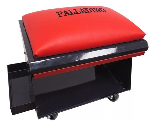 Banquito Con Ruedas Para Mecanico Movil Con Cajon Palladino 0