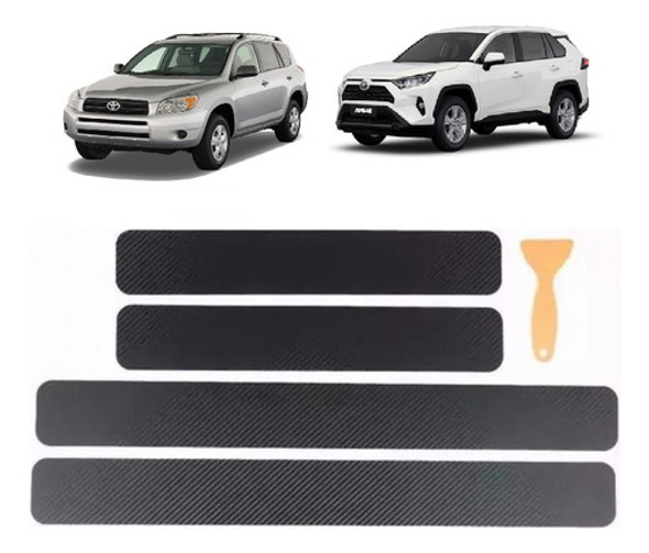 Accesorio Turing Cubre Zócalos Al Carbono Toyota Rav4 2021 0