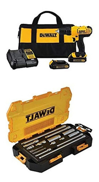 Taladro / Destornillador Inalambrico Dewalt 20v Max Con Jueg 0