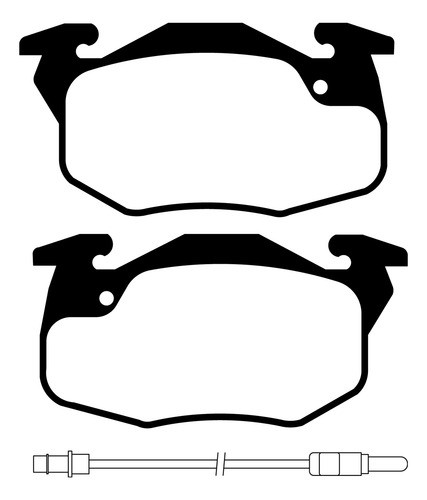 Pastillas De Freno Para Peugeot 205 0 1.8d 92/00 Litton 0