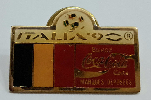 Pin Coca Cola Italia 90 Futbol Bandera Alemania G10 0
