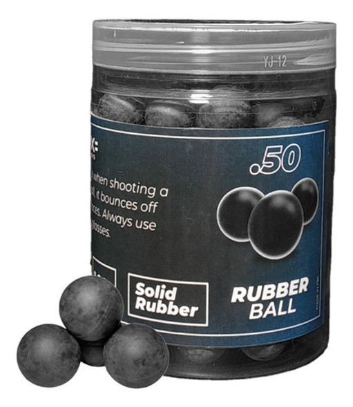 Postas De Goma Fox Rubber .50 Disuasiva X100 1,24 Grains 0