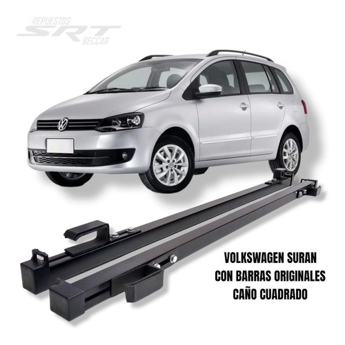 Barra Porta Equipaje Vw Suran Con Barras Caño Cuadrado 1