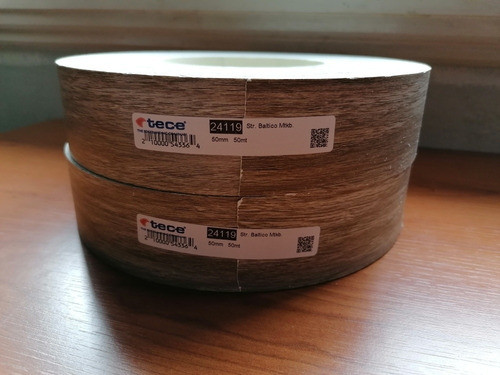 Tapacanto De Melamina Báltico De 50 Mm X 50 Mt Con Pegamento 1