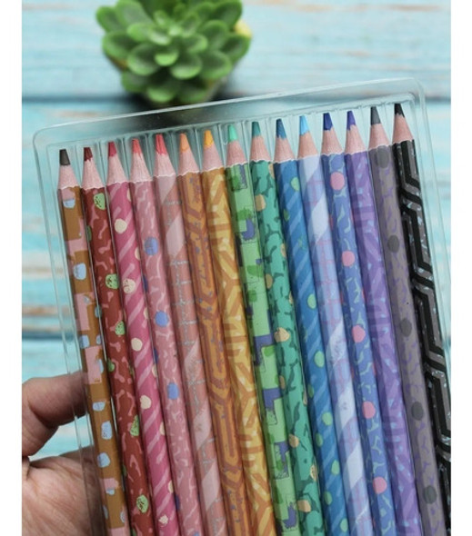 Kit Paper Mate Vintage 12 Marcadores + 15 Lapices De Colores 1