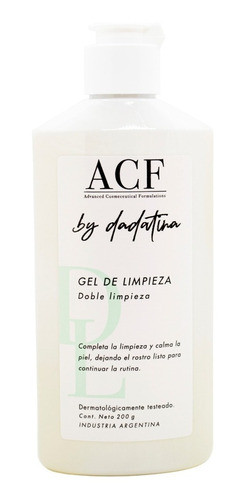 Acf Dadatina Gel Limpieza Doble Facial Vegano 200g Local 0